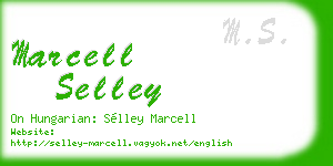 marcell selley business card